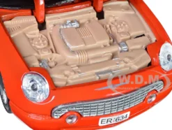 2002 Ford Thunderbird Orange James Bond 007 Die Another Day 2002 Movie James Bond Collection Series 1/24 Diecast Model Car Motormax 79853