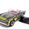 1956 Ford Thunderbird Pro Street Black 1/24 Diecast Car Unique Replicas 18510