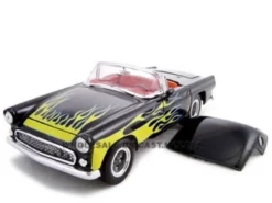 1956 Ford Thunderbird Pro Street Black 1/24 Diecast Car Unique Replicas 18510