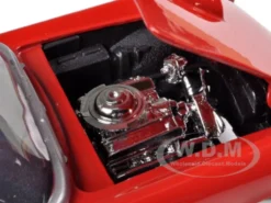 1956 Ford Thunderbird Red 1/24 Diecast Car Model Motormax 73312