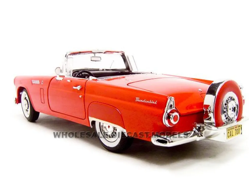 1956 Ford Thunderbird Red 1/18 Diecast Model Car Motormax 73173