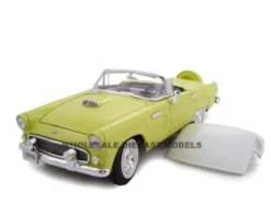 1956 Ford Thunderbird Yellow 1/24 Diecast Model Car Unique Replicas 18508