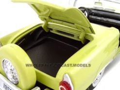 1956 Ford Thunderbird Yellow 1/24 Diecast Model Car Unique Replicas 18508