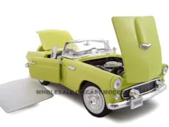 1956 Ford Thunderbird Yellow 1/24 Diecast Model Car Unique Replicas 18508