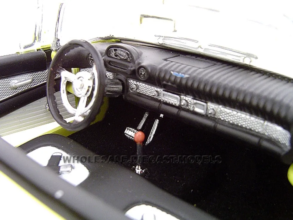 1956 Ford Thunderbird Yellow 1/24 Diecast Model Car Unique Replicas 18508