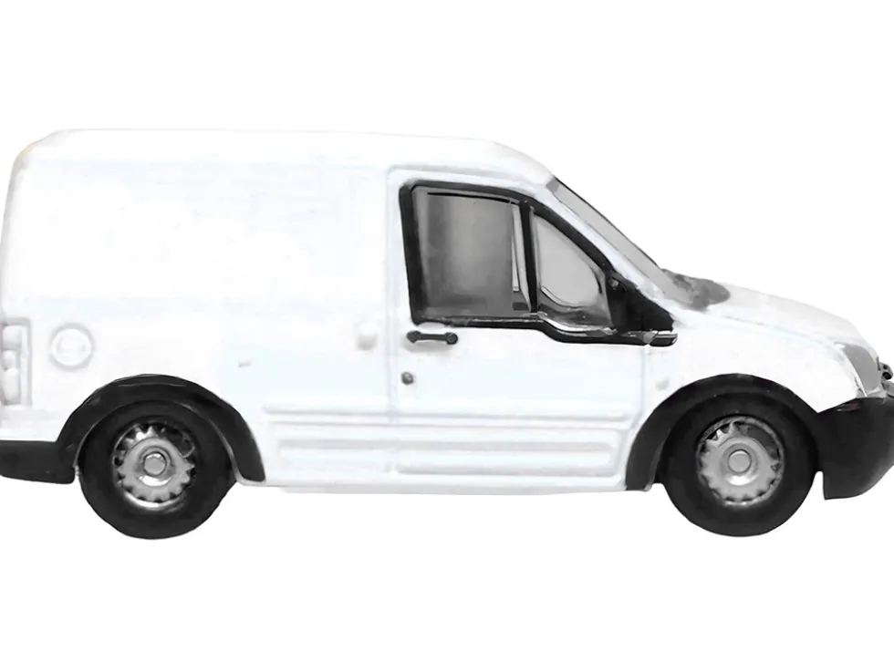 Ford Transit Connect Van RHD (Right Hand Drive) Frozen White 1/148 (N) Scale Diecast Model Car by Oxford Diecast