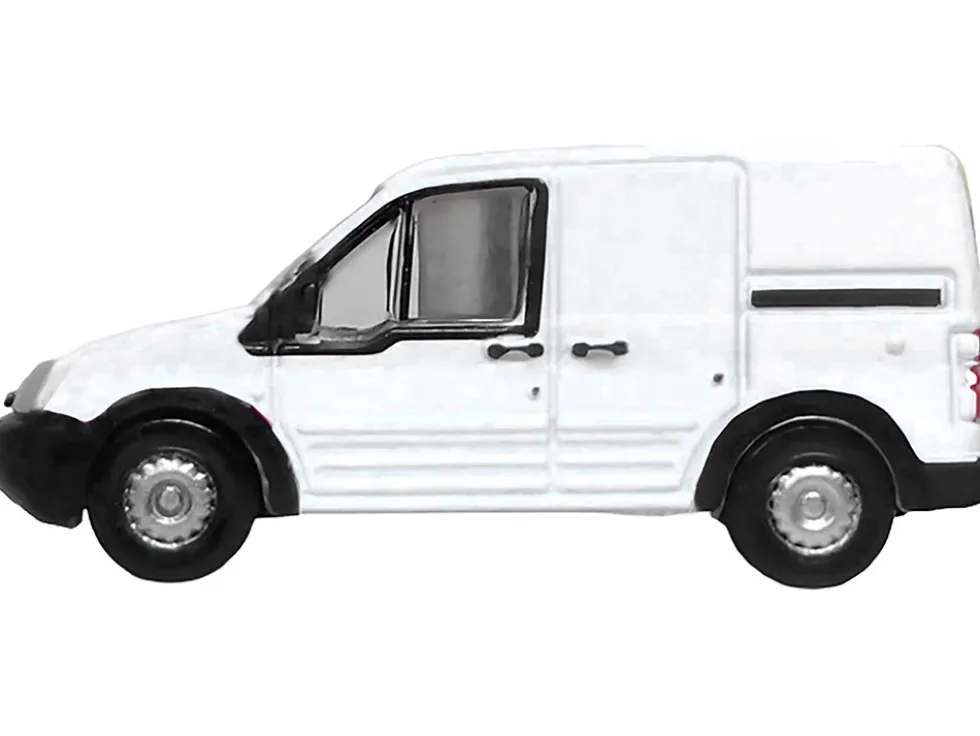 Ford Transit Connect Van RHD (Right Hand Drive) Frozen White 1/148 (N) Scale Diecast Model Car by Oxford Diecast