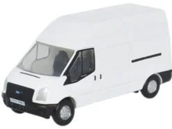 2006 Ford Transit LWB High Roof Van White 1/148 (N) Scale Diecast Model Car by Oxford Diecast