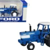 Ford TW-35 Tractor 2WD Duals Blue White Top 1/64 Diecast Model SpecCast ZJD1898