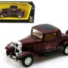1932 Ford 3 Window Coupe Burgundy 1/43 Diecast Car Model Road Signature 94231