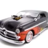 1949 Ford With 460 Engine Blower Black 1/24 Diecast Car Model Unique Replicas 18590