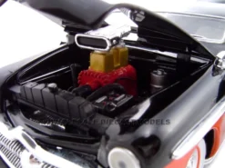 1949 Ford With 460 Engine Blower Black 1/24 Diecast Car Model Unique Replicas 18590