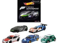 Forza Motorsport 5 piece Set Diecast Model Cars Hot Wheels HFF49