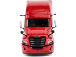 2025 Freightliner Cascadia Gen-5 Sleeper Cab Truck Tractor Red "Transport Series" 1/64 Diecast Model by Diecast Masters