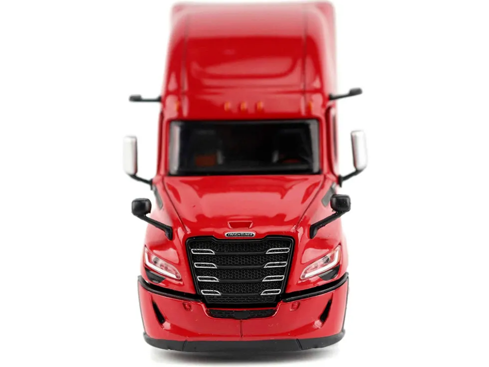 2025 Freightliner Cascadia Gen-5 Sleeper Cab Truck Tractor Red "Transport Series" 1/64 Diecast Model by Diecast Masters