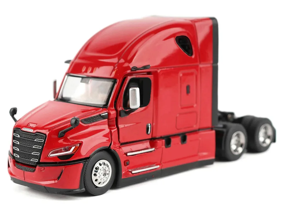 2025 Freightliner Cascadia Gen-5 Sleeper Cab Truck Tractor Red "Transport Series" 1/64 Diecast Model by Diecast Masters