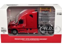 2025 Freightliner Cascadia Gen-5 Sleeper Cab Truck Tractor Red