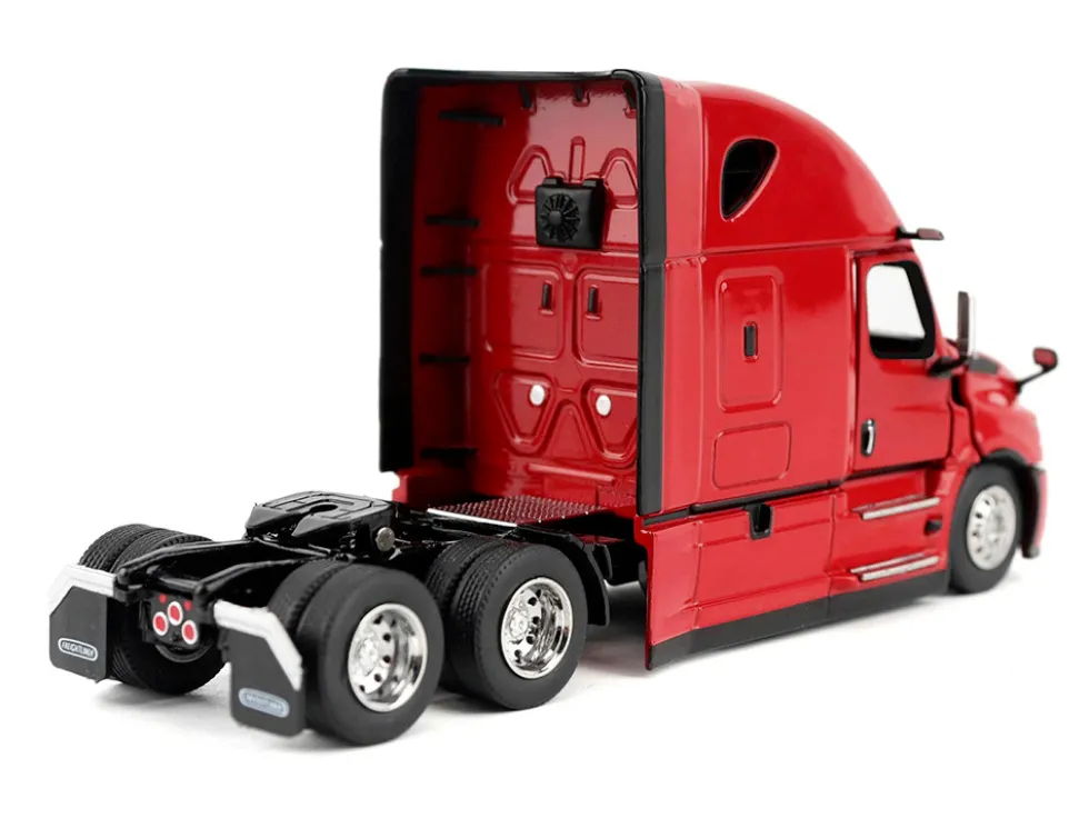 2025 Freightliner Cascadia Gen-5 Sleeper Cab Truck Tractor Red "Transport Series" 1/64 Diecast Model by Diecast Masters