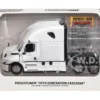 2025 Freightliner Cascadia Gen-5 Sleeper Cab Truck Tractor Winter White "Transport Series" 1/64 Diecast Model by Diecast Masters