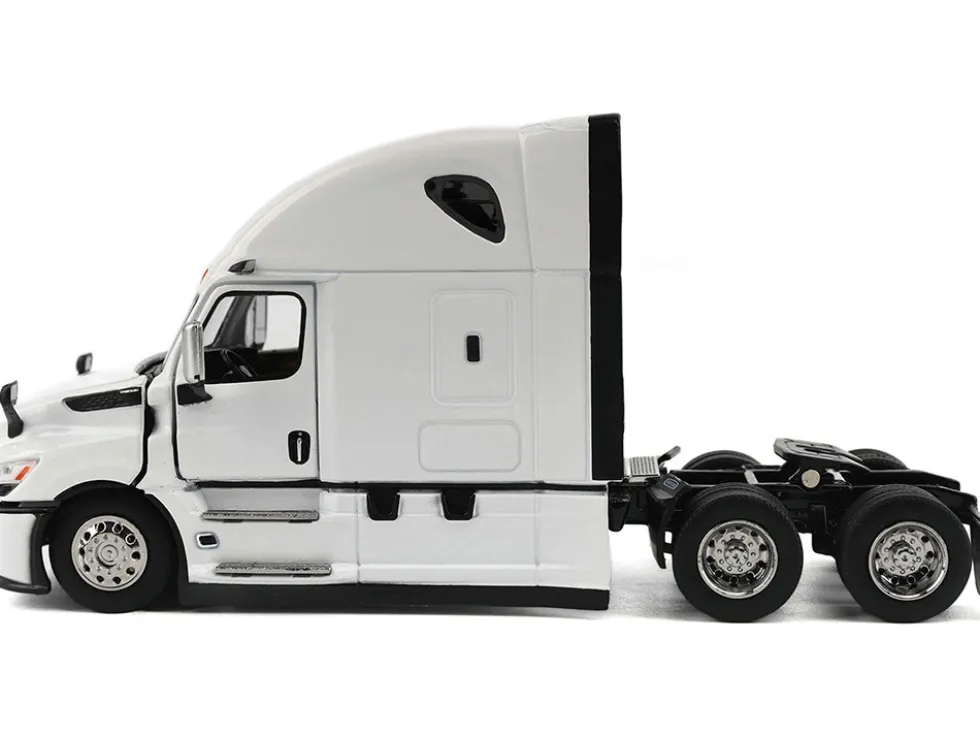 2025 Freightliner Cascadia Gen-5 Sleeper Cab Truck Tractor Winter White "Transport Series" 1/64 Diecast Model by Diecast Masters