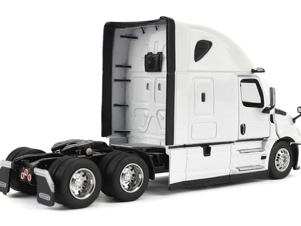 2025 Freightliner Cascadia Gen-5 Sleeper Cab Truck Tractor Winter White "Transport Series" 1/64 Diecast Model by Diecast Masters