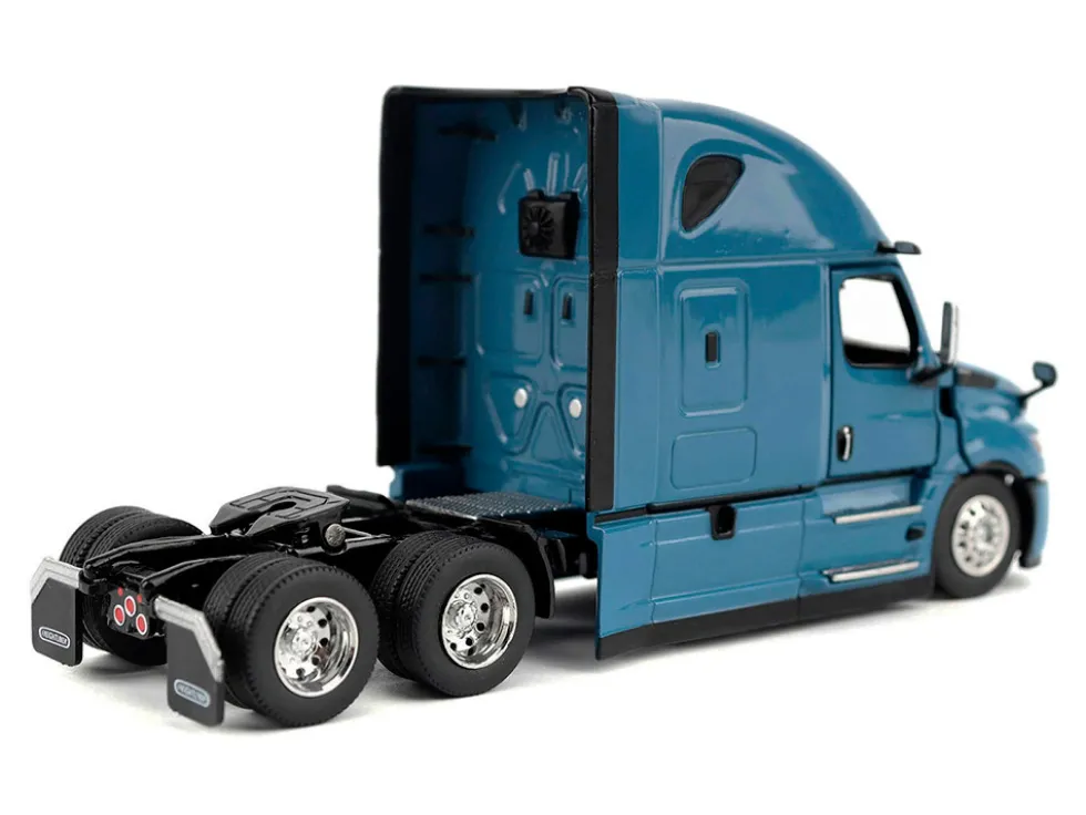 2025 Freightliner Cascadia Gen-5 Sleeper Cab Truck Tractor Signature Blue "Transport Series" 1/64 Diecast Model by Diecast Masters