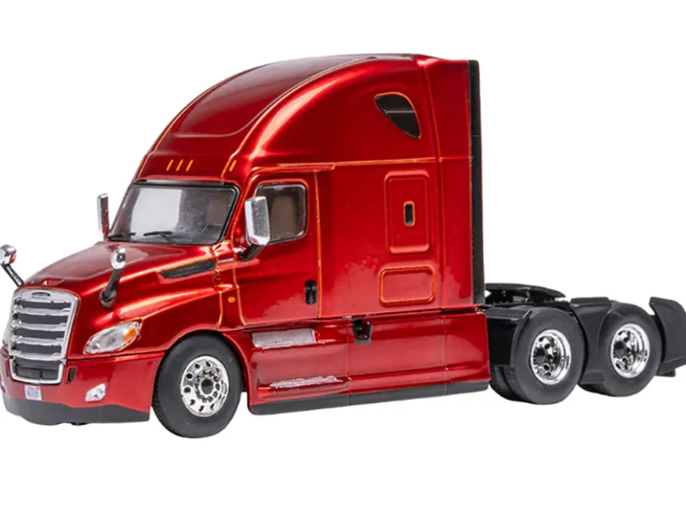 2018 Freightliner Cascadia Truck Tractor Red Metallic 1/64 Diecast Model by IXO Models