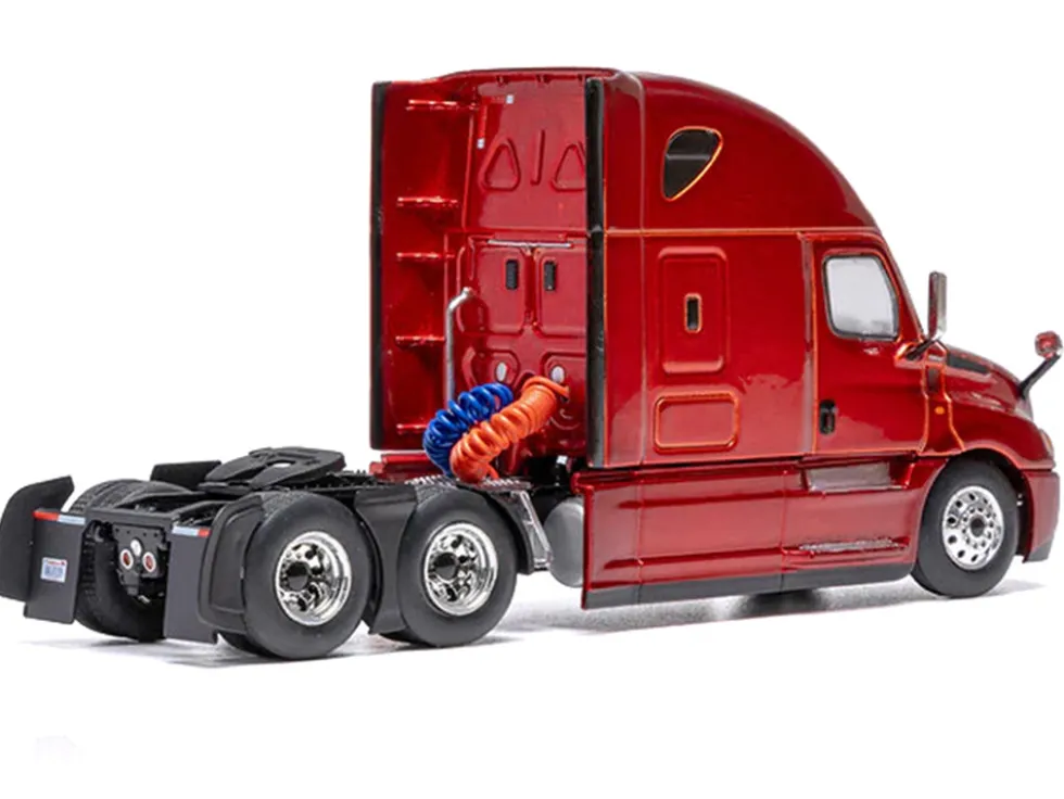 2018 Freightliner Cascadia Truck Tractor Red Metallic 1/64 Diecast Model by IXO Models
