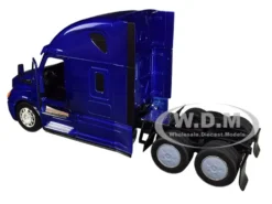 Freightliner Cascadia Truck Blue Transporter 1/32 Diecast Model Welly 32695