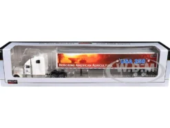Freightliner Classic XL Sleeper Cab White with Trailer "Honoring American Agriculture - USA 250" 1/64 Diecast Model by SpecCast