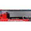 Freightliner Columbia Truck Red with Gray Container 1/32 Diecast Model by Welly