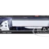 Freightliner Fifth Generation Cascadia Raised Roof Sleeper & 53' Utility Trailer with Skirts White 1/64 Diecast Model by DCP/First Gear
