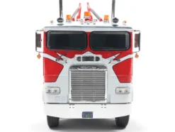 1987 Freightliner FLA Tow Truck Red and White 1/43 Diecast Model by IXO Models