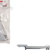 48ft 3-Axle Drop Deck Trailer with Chrome Wheels and Silver Top 1/87 (HO) Plastic Model by Promotex