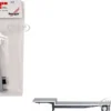 48ft Spread-Axle Drop Deck Trailer with Chrome Wheels and Silver Top 1/87 (HO) Plastic Model by Promotex