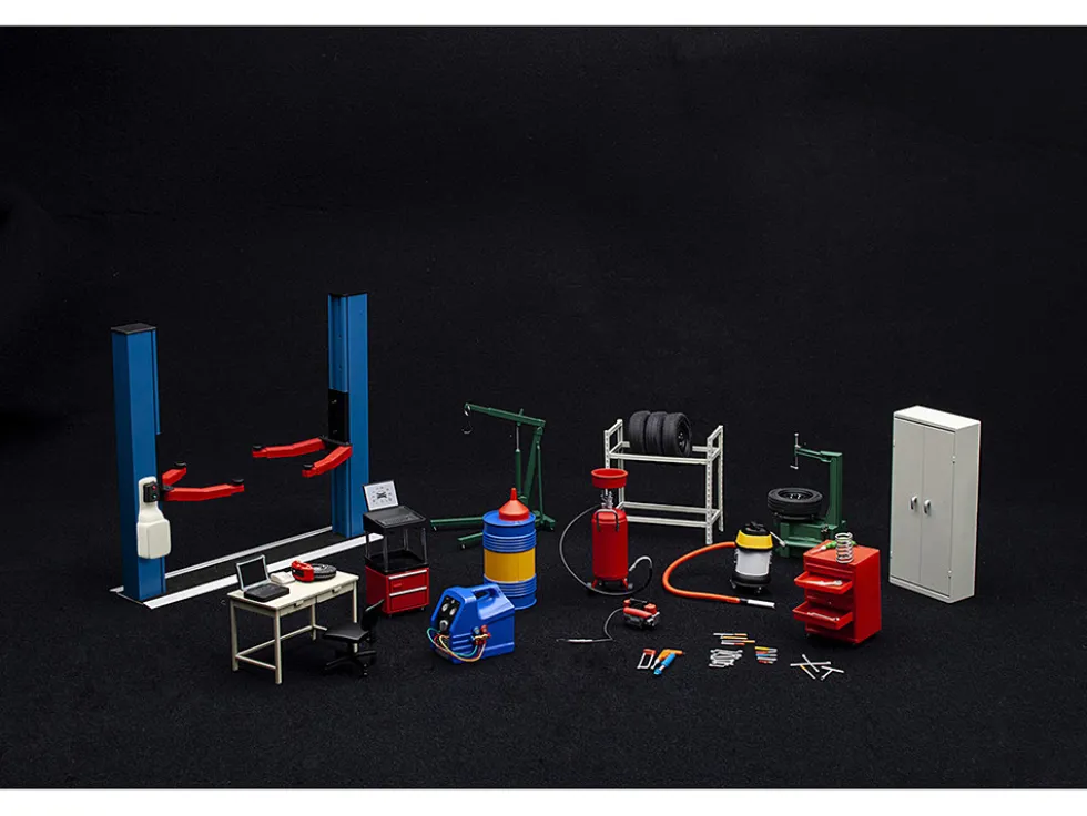 Garage Kit Set Version 2 for 1/18 scale models Autoart 49111