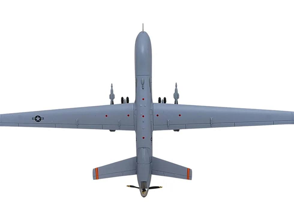 General Atomics MQ-9A Reaper Block 5 UAV "New York Air National Guard, 108th Attack Squadron, Hancock Field Air National Guard Base" United States Air Force "Military" Series 1/72 Diecast Model Airplane by Herpa