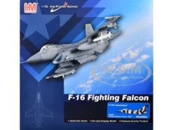 General Dynamics F-16N Fighting Falcon Fighter Aircraft "163269, U.S. Navy Fighter Weapons School" (1990s) United States Marine Corps "Air Power Series" 1/72 Diecast Model by Hobby Master