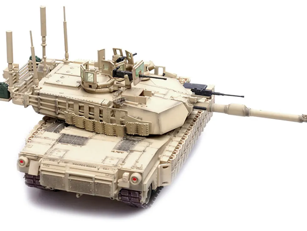 General Dynamics M1A2 Abrams TUSK II MBT Main Battle Tank 1st Battalion 22nd Infantry Regiment, 1st Brigade, 4th Infantry Division Baghdad 2008 Armor Premium Series 1/72 Diecast Model Panzerkampf 12210PA