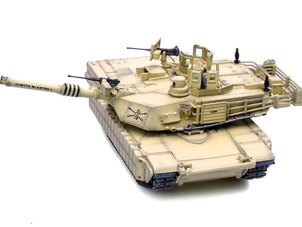 General Dynamics M1A2 Abrams TUSK Tank 1/72 Diecast Model Panzerkampf 12209PD