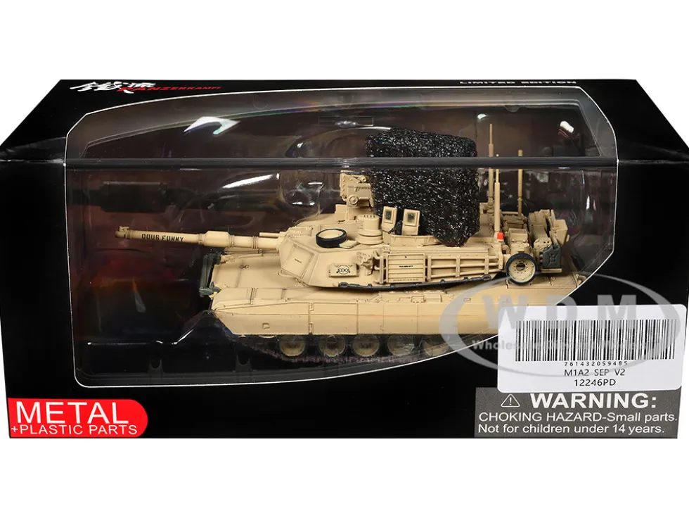 General Dynamics M1A2 SEP V2 Abrams Tank "2nd Battalion, 7th Infantry Regiment, 1st Armored Brigade Combat Team, 3rd Infantry Division" United States Army 1/72 Diecast Model by Panzerkampf