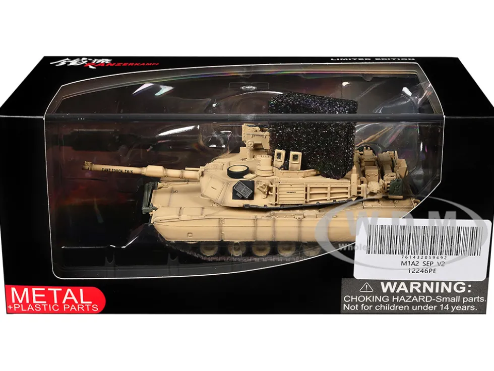 General Dynamics M1A2 SEP V2 Abrams Tank "1st Battalion, 15th Cavalry Regiment, 3rd Heavy Brigade, 3rd Cavalry Division" United States Army 1/72 Diecast Model by Panzerkampf