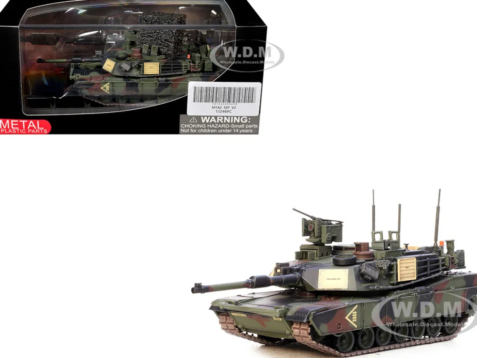 General Dynamics M1A2 SEP V2 Abrams Tank "2nd Battalion, 5th Cavalry Regiment, 1st Cavalry Division, Germany" United States Army 1/72 Diecast Model by Panzerkampf
