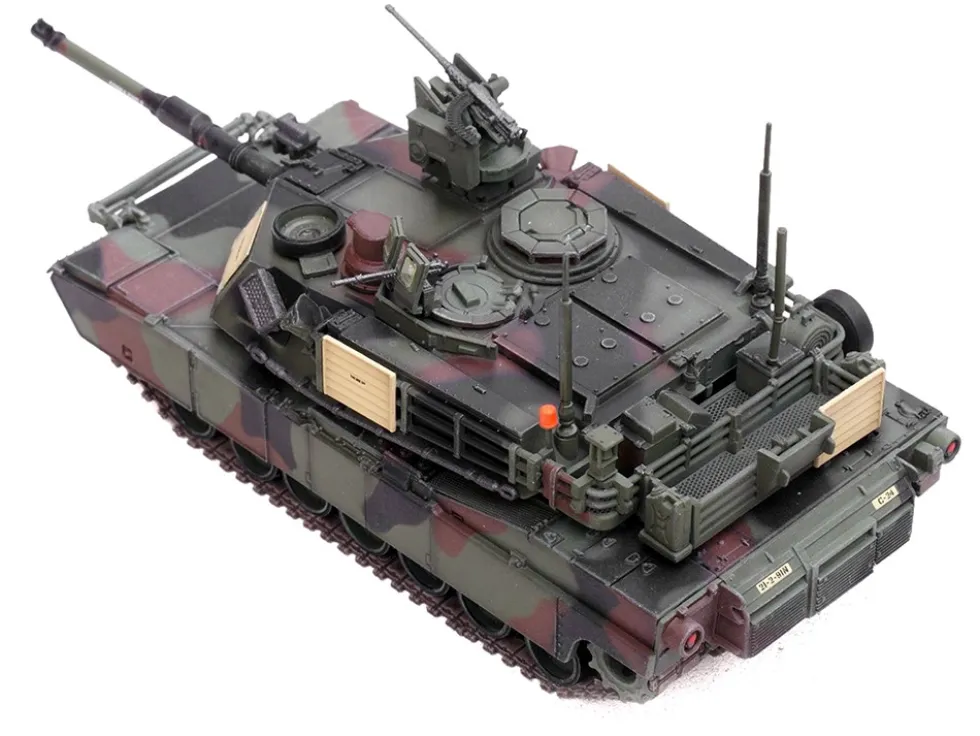 General Dynamics M1A2 SEP V2 Abrams Tank "2nd Battalion, 9th Infantry Regiment, 2nd Infantry Division, South Korea" United States Army 1/72 Diecast Model by Panzerkampf