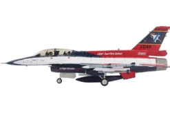 General Dynamics X-62A VISTA Aircraft with Missiles "86-0048, USAF Test Pilot School, Edwards Air Force Base" (2024) United States Air Force "Air Power Series" 1/72 Diecast Model by Hobby Master