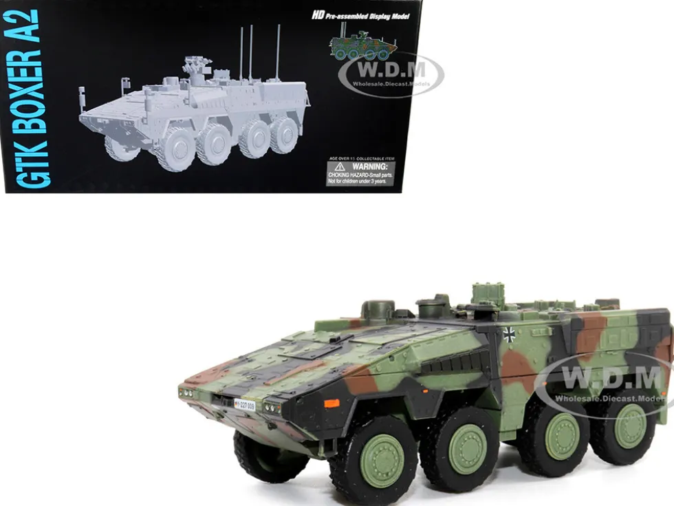 German Boxer A2 MRAV Multi Role Armored Vehicle Camouflage NEO Dragon Armor Series 1/72 Plastic Model Dragon Models 63110