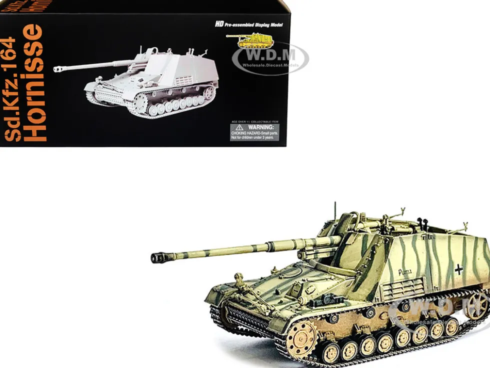 German Sd Kfz 164 Hornisse Nashorn Armored Vehicle Puma German Army NEO Dragon Armor Series 1/72 Plastic Model Dragon Models 63173