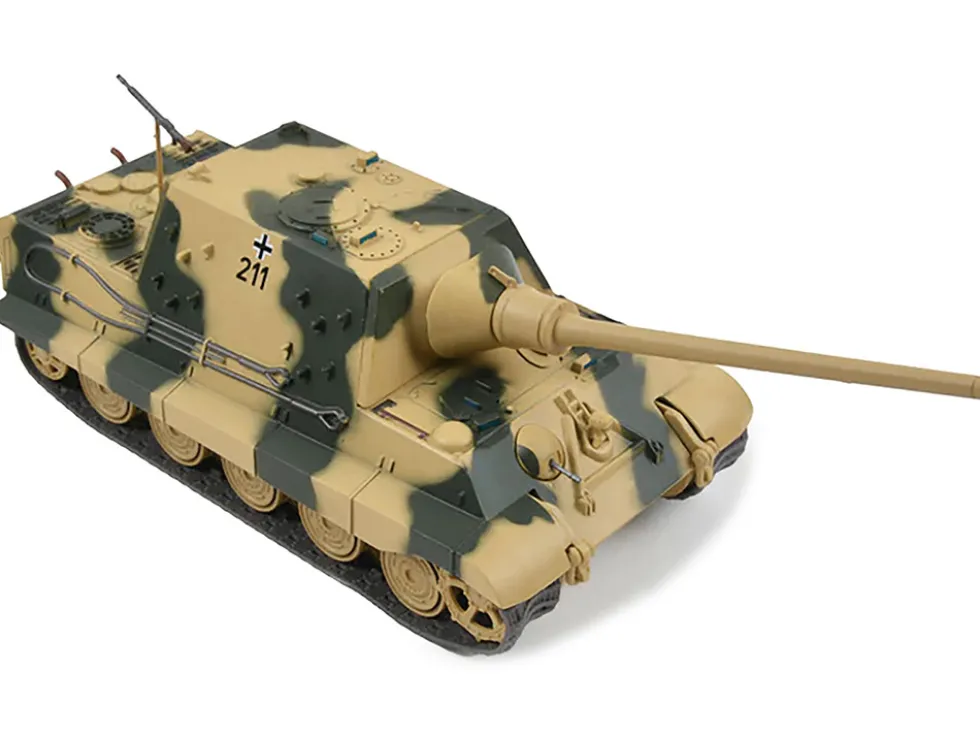 German Sd. Kfz. 186 Jagdpanzer VI Jagdtiger Heavy Tank Destroyer #211 Henschel Turret Schwere Panzerjager Abteilung 512 Germany 1945 1/43 Diecast Model AFVs WWII 23186-45