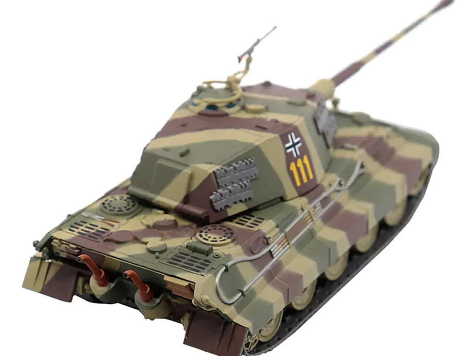 German Sd. PzKpfw VI King Tiger Ausf. B Heavy Tank #111 Schwere SS Panzer Abteilung 101 Belgium 1944 1/43 Diecast Model AFVs WWII 23187-44