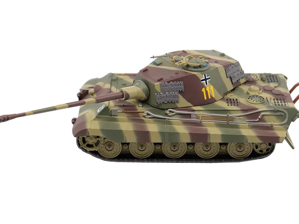 German Sd. PzKpfw VI King Tiger Ausf. B Heavy Tank #111 Schwere SS Panzer Abteilung 101 Belgium 1944 1/43 Diecast Model AFVs WWII 23187-44